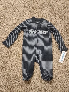 Carter's-  "Little Brother" Footies - 3M